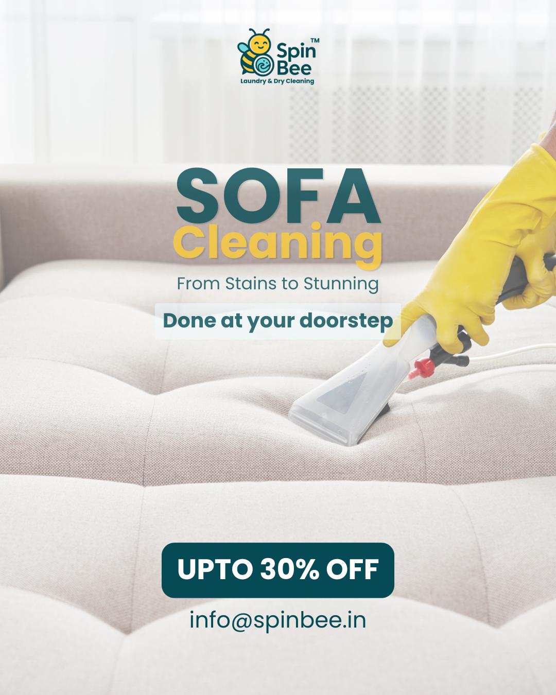 Dry Cleaning, Quilt, Sofa & Specialty Cleaning in Kichha — Spinbee Full Services.